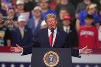 Trump targets Haitian and Somali immigrants at Ohio rally ahead of midterm elections