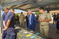 State Secretary Van der Burg Visits Savaneta Marine Barracks