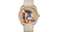 Hermès reframes traditional textile crafts with the Arceau Cheval Natté watch
