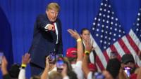 Trump revives debunked Haitian pet-eating claim at Ohio rally, keeps up attacks on Omar after search of her home