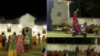 Navratri: Rajput women perform Sword Raas on bikes, jeeps in Rajkot
