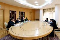 Meeting between the Minister of Foreign Affairs of Turkmenistan and a representative of the Asian Development Bank