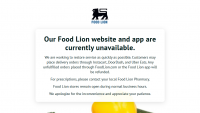Food Lion website and app go offline after cybersecurity incident hits parent company network