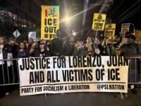 NYPD Barricades Protesters to Clear the Way for ICE Vehicles after ICE Agent shoots New Yorker in Upper Manhattan