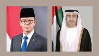 Abdullah bin Zayed, Indonesia’s Coordinating Minister for Human Development discuss ways to strengthen bilateral relations