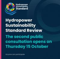 Hydropower Sustainability Standard consultation opens
