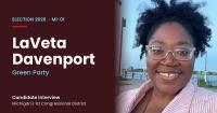 Green Party’s LaVeta Davenport seeks to unseat Bergman in race for 1st Congressional District