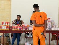 Inmates and officers of Ejura prisons benefit from free healthcare exercise
