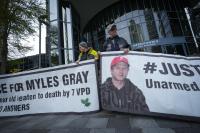 Vancouver officer denies giving ‘lopsided’ account of fatal fight with Myles Gray