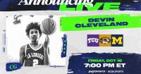Top-30 Devin Cleveland down to three, will announce live on CBS Sports College Basketball YouTube channel