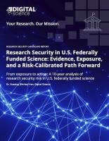 Digital Science Research Security Report Finds Short-Term Researcher Ties May Fall Outside U.S. Disclosure Rules