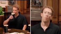 Mark Zuckerberg’s first sip of Guinness on ‘Cheeky Pint’ podcast has the internet cracking up