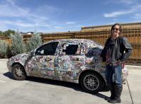69,000 bumper stickers: One Denver woman’s quest to drive into the Guinness Book of World Records