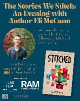 New York Times bestselling author Eli McCann to visit Racine Oct. 24 for three free events at RAM, Stitched Quilt Shop and Hotel Verdant