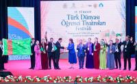 The play «Bedew sarpasy» was awarded the prize of the International festival of student theatres TURKSOY