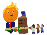 Children will foot bill for Trump’s spectacles