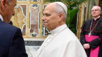 Vatican says the pope has lung cancer and the lower lobe of his right lung...
