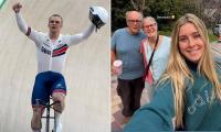 British cyclist Matthew Richardson breaks his silence after being sent home from China - as Olympian girlfriend's family reveal their 'shock' at his 'misconduct' probe