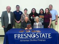 Dr. Abraham Terian Introduces New Book of Poetry Titled “Phrasing the Arts” at Fresno State
