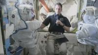 Canadian astronaut Joshua Kutryk says he's 'having a blast' on the International Space Station