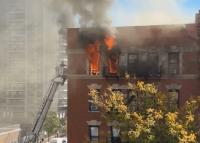 Six injured in fire at apartment building in New York’s Washington Heights