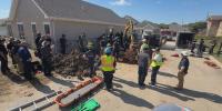 Construction worker freed after trench collapse in Overland Park