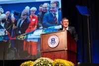 Parlange highlights ongoing successes, calls for ‘greater investment’ in URI in State of the University address