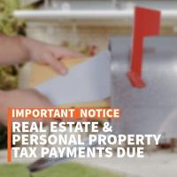 Tax Notice: Real Estate and Personal Property Taxes Due November 2