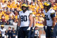 Defensive end depth allowing individuals to find their footing with Michigan