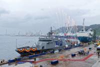 HD HHI Launches Third 2,400-Ton OPV ‘BRP Rajah Humabon’ for Philippine Navy