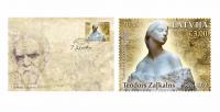 Stamp to honour Latvian sculptor Teodors Zaļkalns