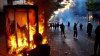 Albanian students clash with police as they protest over education and jobs
