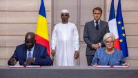 France and Chad sign 'renewed' defence partnership following