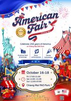 U.S. Consulate General Chiang Mai to Host Freedom 250: American Fair Chiang Mai to Celebrate America’s 250th Birthday