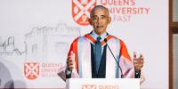 Obama Receives Honorary Degree in Northern Ireland