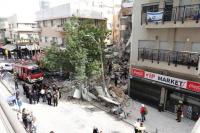 Tel Aviv building collapses, workers exit | Watch