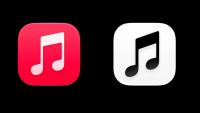 People are hating on Apple Music's redesigned black-and-white logo