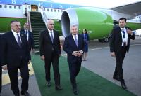 President of Uzbekistan arrives in Azerbaijan