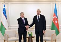 President Ilham Aliyev met with President of Uzbekistan VIDEO