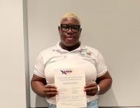 Collymore and Mitchell at NACAC Technical Managers Certification Course