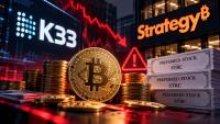 K33 Warns Strategy Preferred Stock Financing Risks Bitcoin