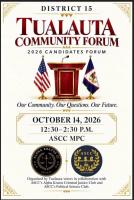 Candidates Forum for Tuala-uta House race