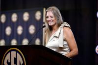 SEC media day: Kellie Harper discusses Knoxville players with Missouri