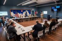 181st Intelligence Wing hosts roundtable for school district leaders in west-central Indiana