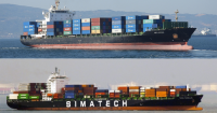 Singapore-registered container ship sinks after being struck in Strait of Hormuz; second vessel damaged