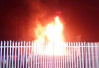 Electrical blaze at Newtown Road Recycling Centre