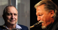 Boston tenor greats George Garzone and Jerry Bergonzi share the stage at WMU's Jazz Masters concert