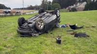 At least 1 transported to hospital after rollover accident in Lebanon County