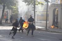 Violence Escalates in Tirana as Protesters Target Government Buildings, Fire Reported at Electoral Commission