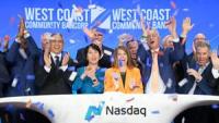 West Coast Community Bancorp Rings Nasdaq Closing Bell